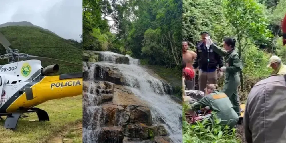 A situação aconteceu em  Campina Grande do Sul, na Região Metropolitana de Curitiba