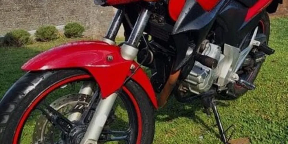 Motocicleta ainda não foi localizada