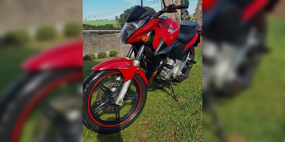 Motocicleta ainda não foi localizada