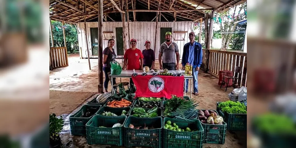 A comunidade tem produção de grande diversidade de alimentos