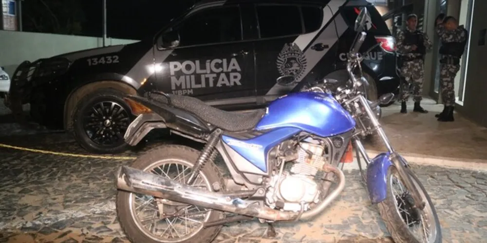 Motocicleta foi levada para a 13ª SDP