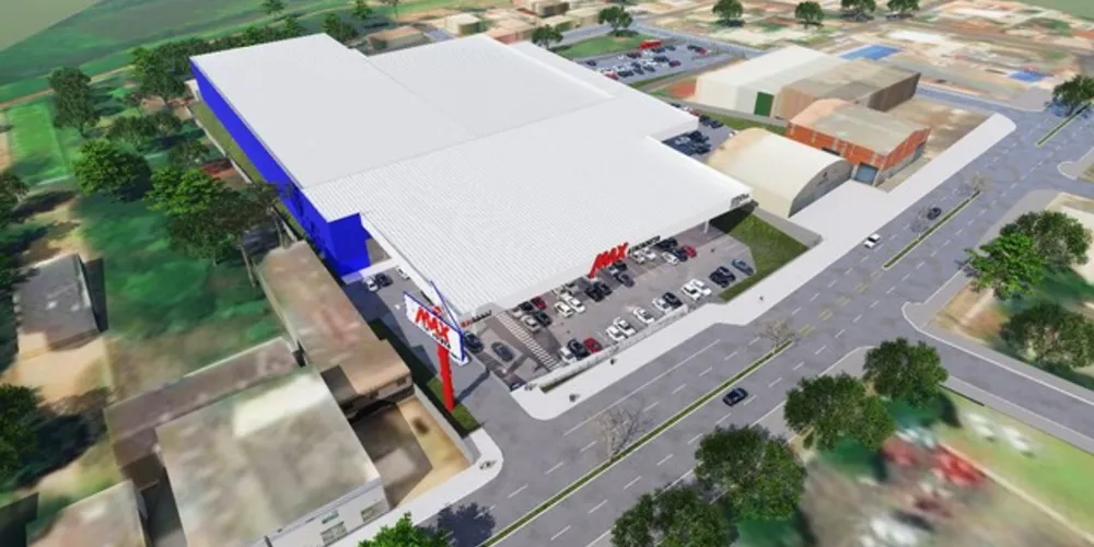 Imagem aérea do novo empreendimento da cidade