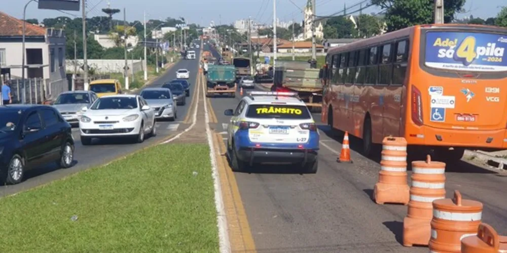 Por se tratar de local de alto fluxo, o trânsito poderá ficar lento ao longo do dia