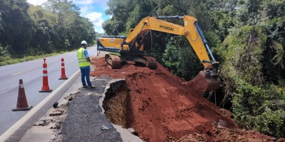 Também estão previstas obras de terraplanagem nas rodovias do 'Lote 1'