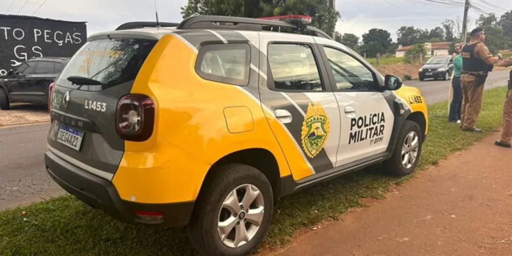 Agentes da Polícia Militar estiveram no local da ocorrência