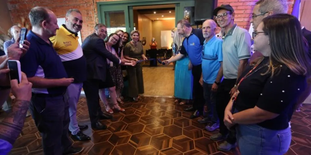 Os equipamentos para o funcionamento da Panificadora Escola foram doados pela Fundação Rotária do Rotary