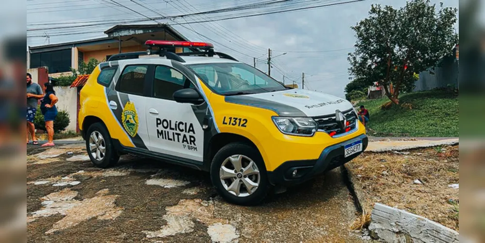 PM prendeu o homem e encaminhou os objetos furtados à Delegacia