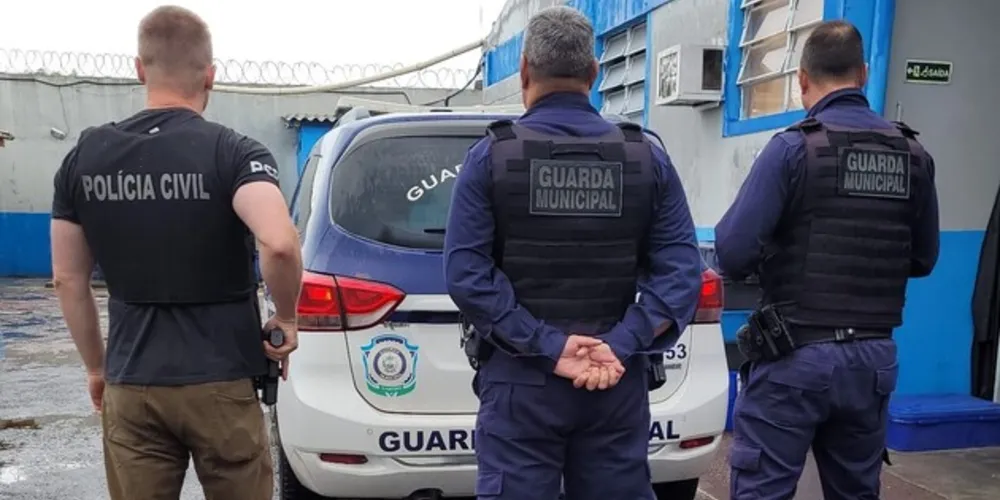 Prisão teve apoio da Guarda Municipal de Castro