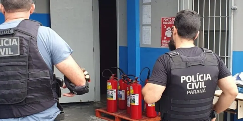 Agentes de segurança realizaram a prisão do denunciado