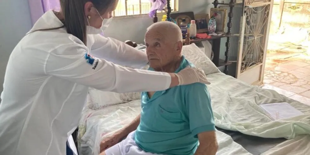 O Serviço de Atendimento Domiciliar dá suporte aos pacientes acamados