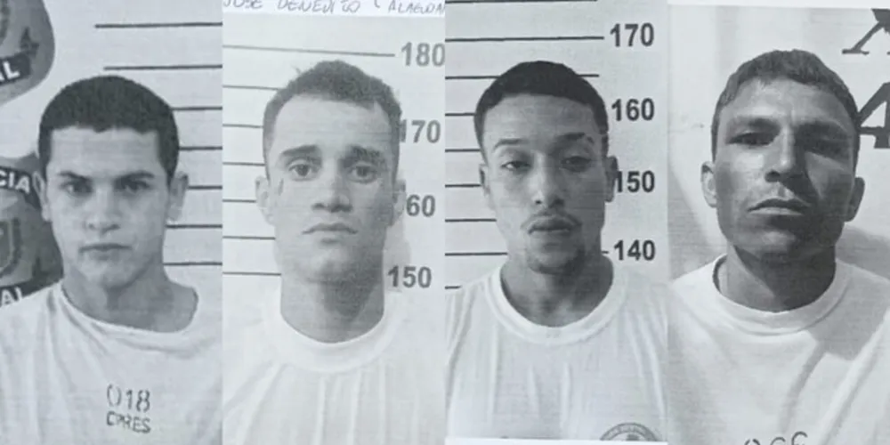 Autoridades realizam buscar na região para encontrar os fugitivos