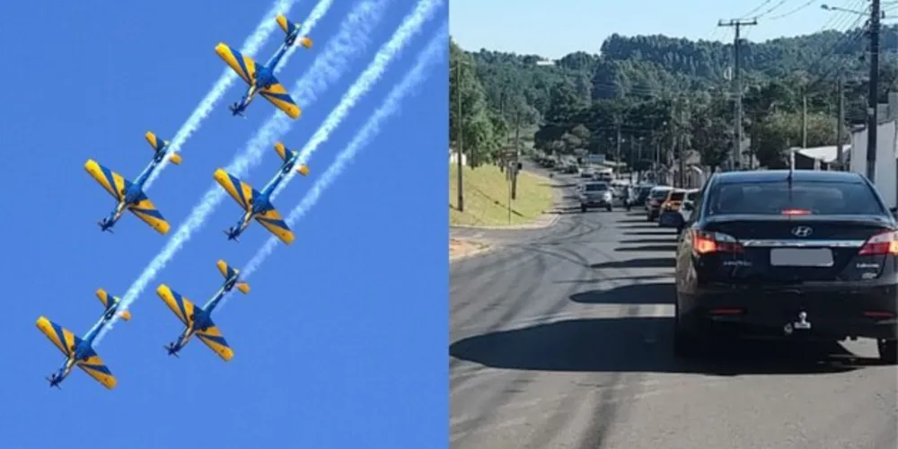 Trânsito intenso é registrado no local