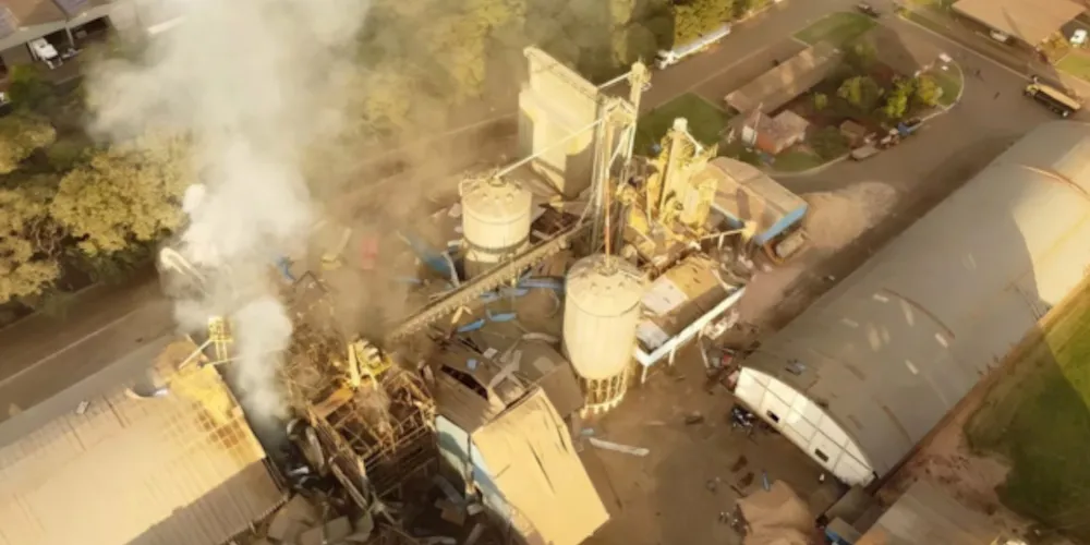 Explosão aconteceu na C.Vale, em Palotina, ainda em julho de 2023