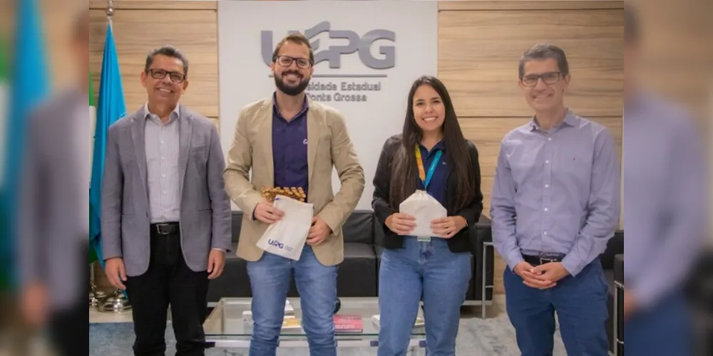 Representantes da Cargill apresentaram aos reitores da UEPG o programa de estágios para 2024