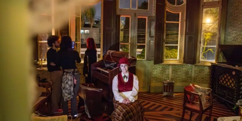 Caracterização levou os visitantes para uma aventura no tempo