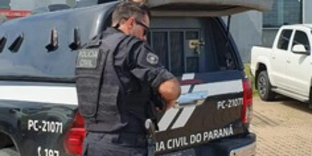 Após diligências, o homem foi preso e encaminhado até a cadeia pública de Castro