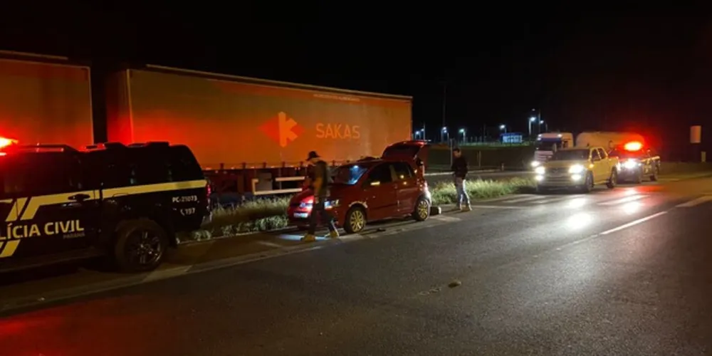 A prisão ocorreu às margens da BR 376