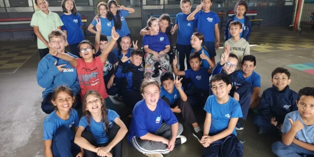 A interação trouxe diversos ensinamentos para as crianças