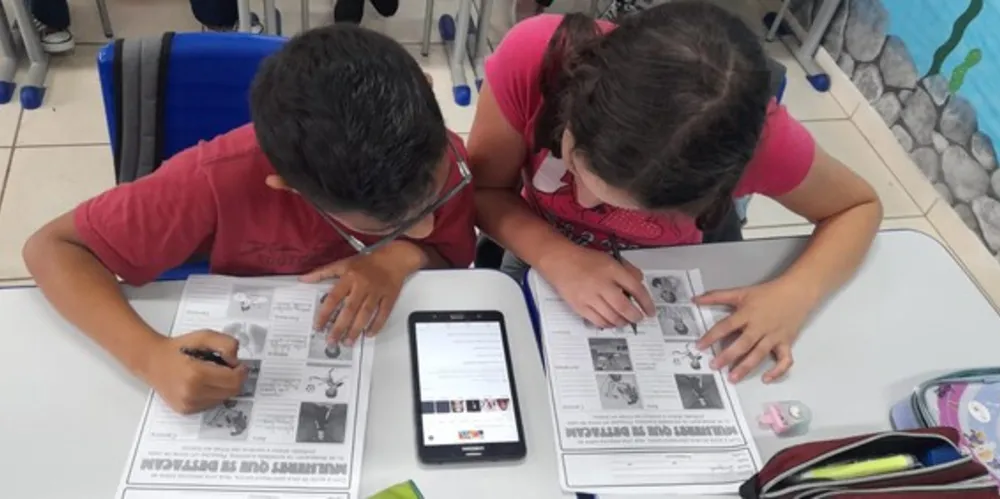 Tablets foram preponderantes para dar forma à bela homenagem das crianças