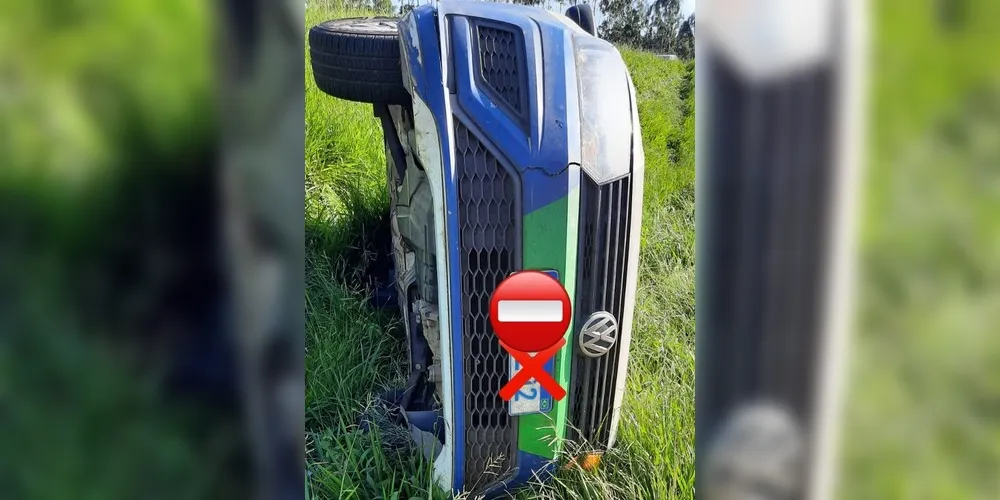 No carro estavam o motorista, de 50 anos, e três passageiras