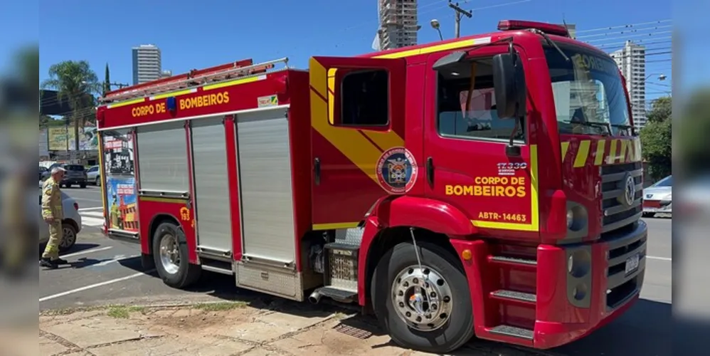 O Corpo de Bombeiros foi acionado para prestar atendimento