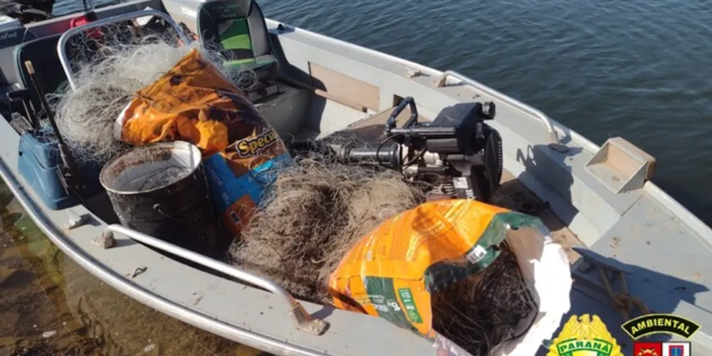 Pesca irregular foi constatada na localidade de Ramal do Gaúcho