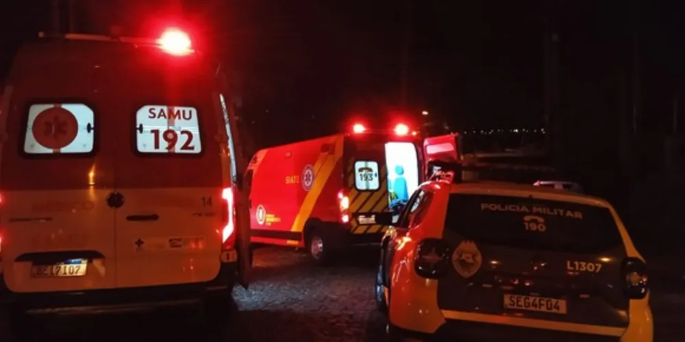 O jovem foi encaminhado para o Hospital Regional