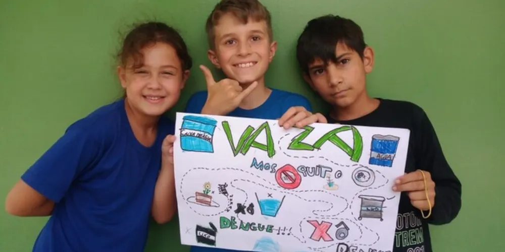 Com a realização de diversas dinâmicas, a turma auxiliou efetivamente a comunidade no combate à dengue.