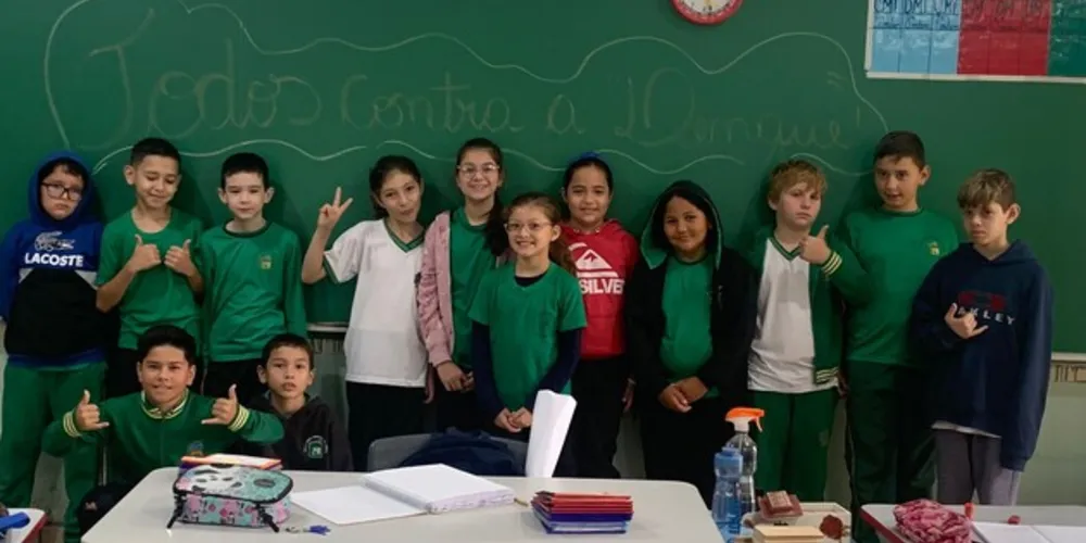 Os alunos realizaram uma série de dinâmicas, envolvendo visitas a turmas, confecção de materiais e inúmeros conhecimentos adquiridos.