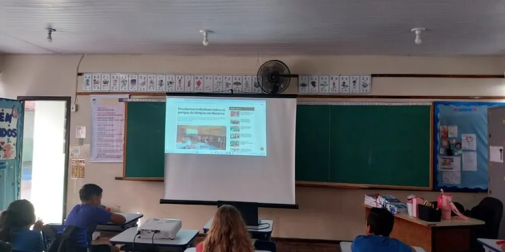 O conteúdo do Portal aRede foi a base para os estudos dos alunos sobre a dengue.