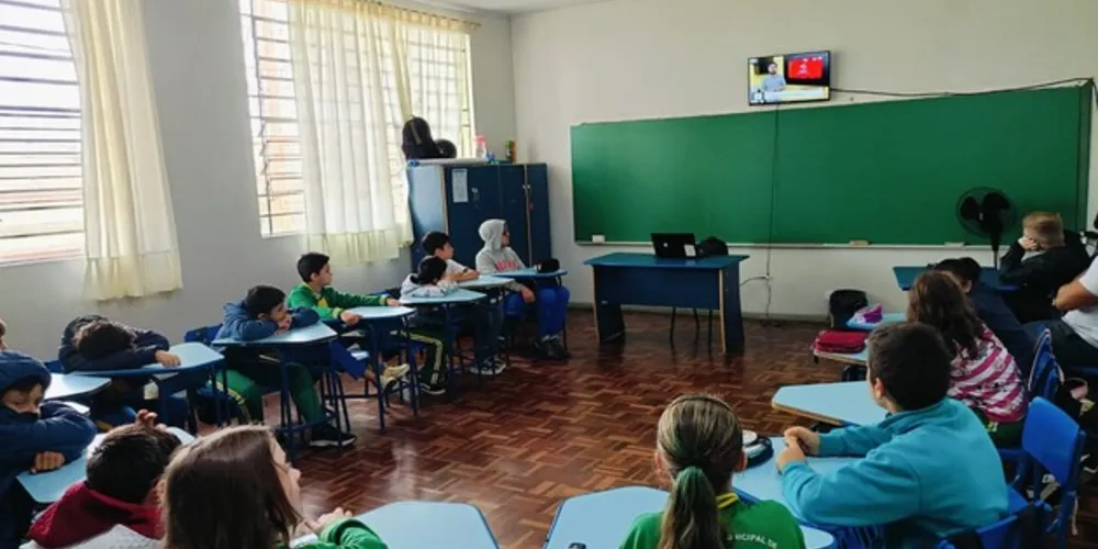 A videoaula do projeto Vamos Ler baseou as atividades realizadas pela turma.