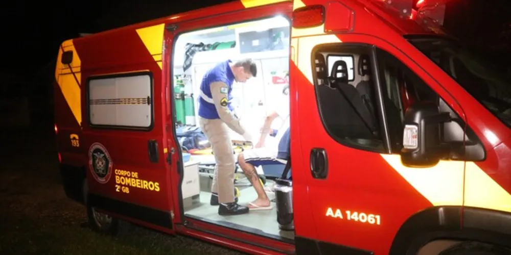 A vítima das 'bengaladas' precisou ser atendida pelo Siate e foi encaminhada a uma casa hospitalar
