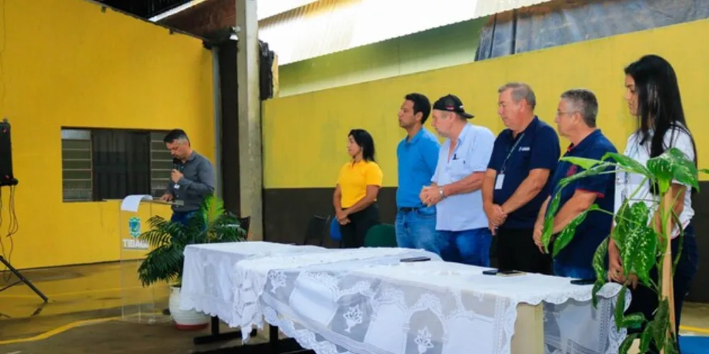 Uma cerimônia no CFC Global em Tibagi marcou o início do projeto, que será executado no local