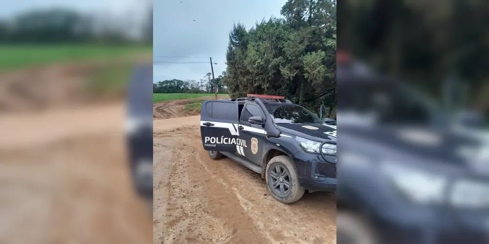 O suspeito foi detido em flagrante e encaminhado a Cadeia Pública de Castro.