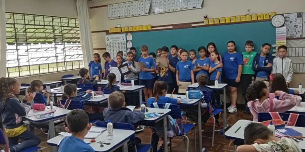 Unida a turma realizou um amplo trabalho de conscientização.