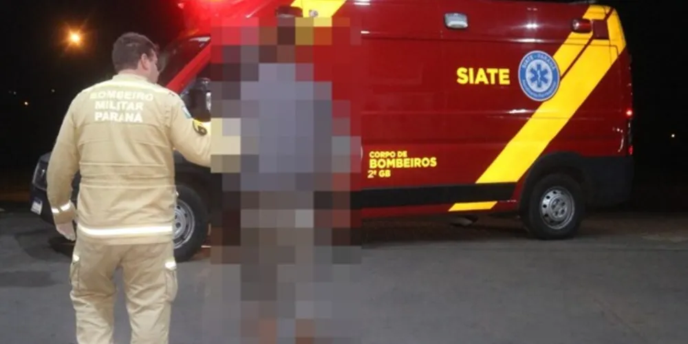 Homem foi atendido e encaminhado ao HU-UEPG