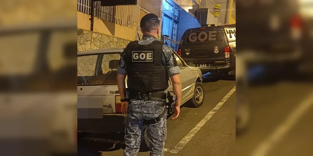 Veículo foi localizado na região central de Ponta Grossa, nessa quarta-feira (27)