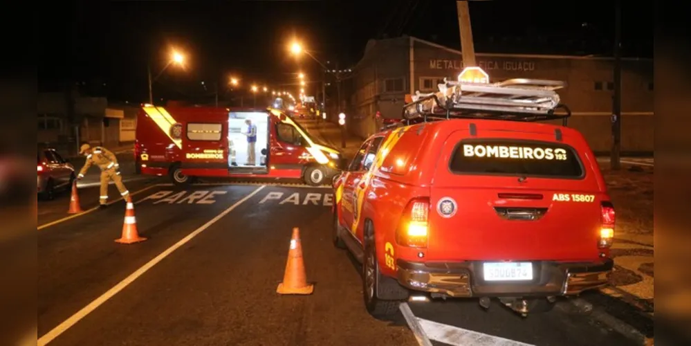 A equipe do Corpo de Bombeiros (Siate) foi acionada para prestar socorro ao ferido