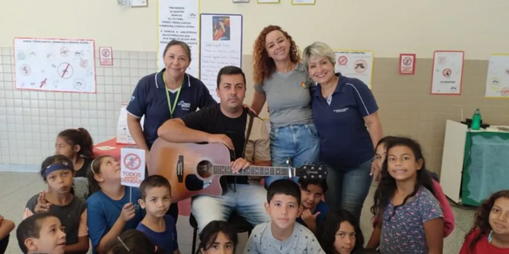 Com a realização de uma série de atividades, os educandos compreenderam a importância do combate à doença