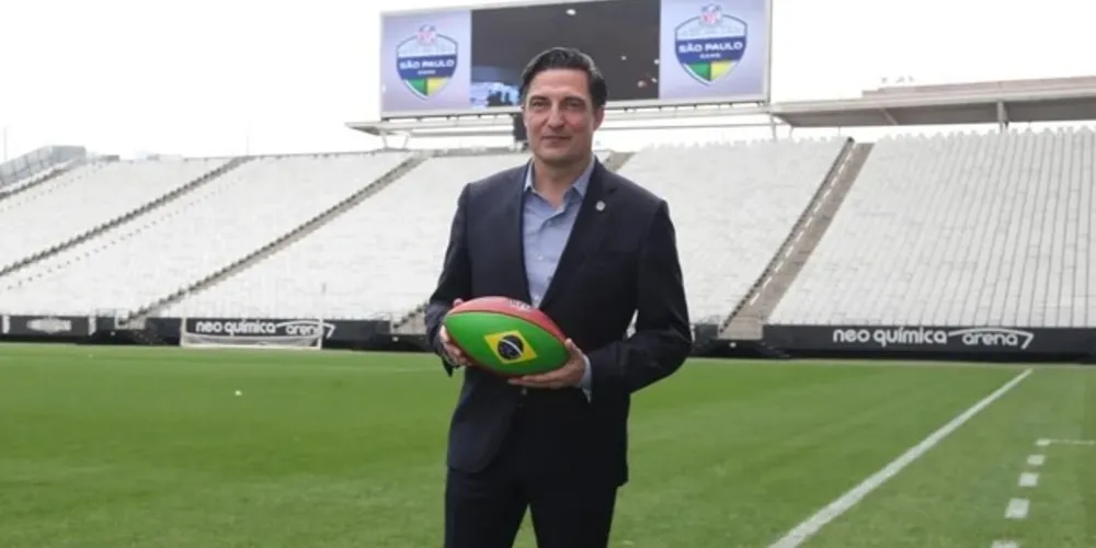 Gerrit Meier, head da NFL International, esteve presente na Neo Química Arena