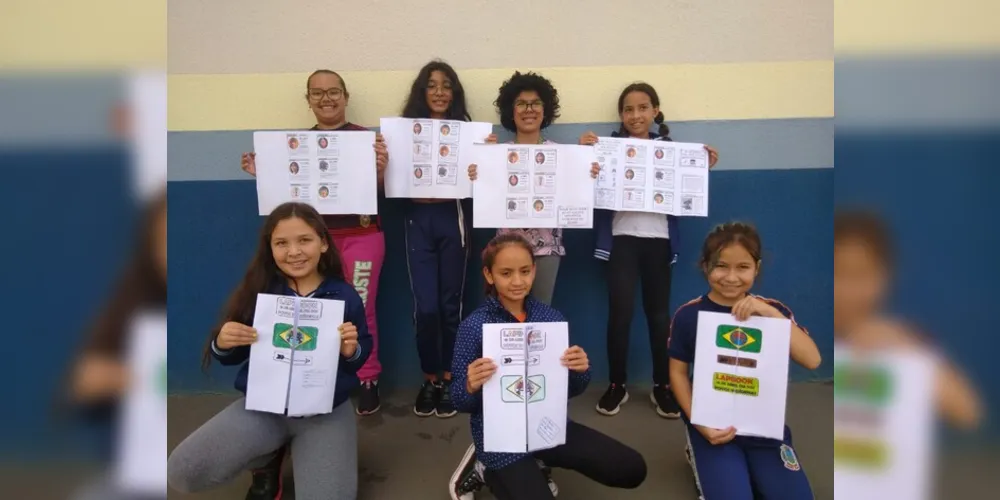 Lapbooks foram um dos destaques da proposta em sala de aula