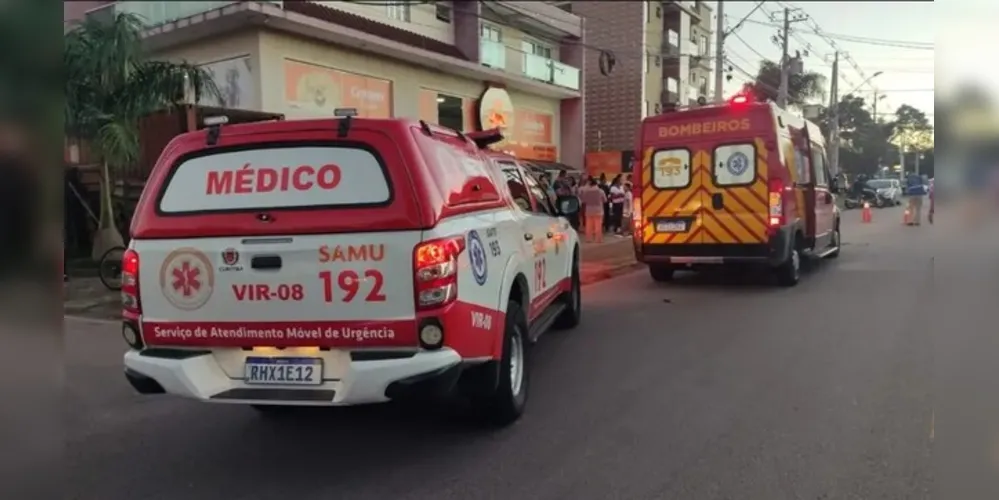 O SIATE do Corpo de Bombeiros foi acionado para prestar atendimento