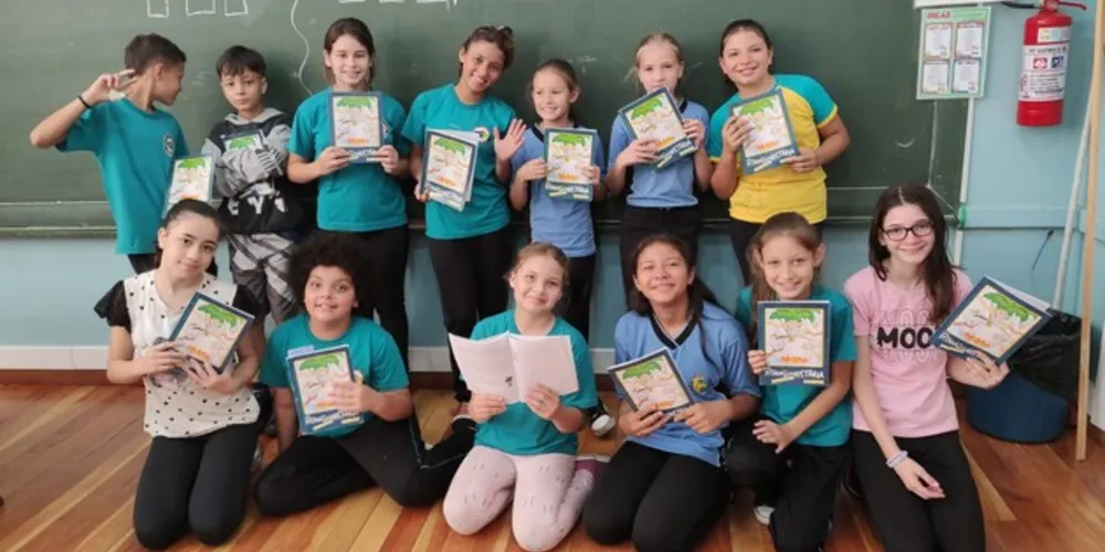 Uma das principais fontes de informação utilizada pelos alunos foi o material "Uma Pitada de Nossa História", produzido por estudantes em comemoração aos 200 anos da cidade