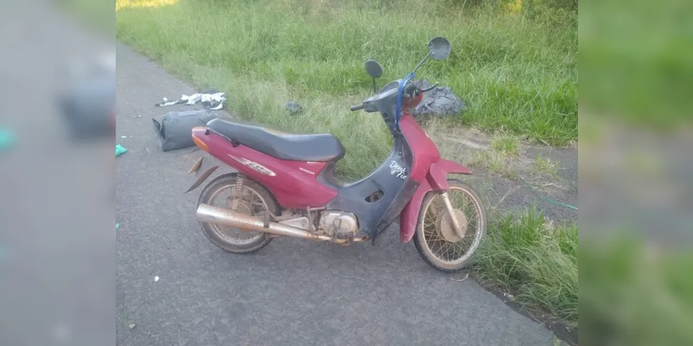 Motocicleta que a vítima utilizava era uma Honda Biz