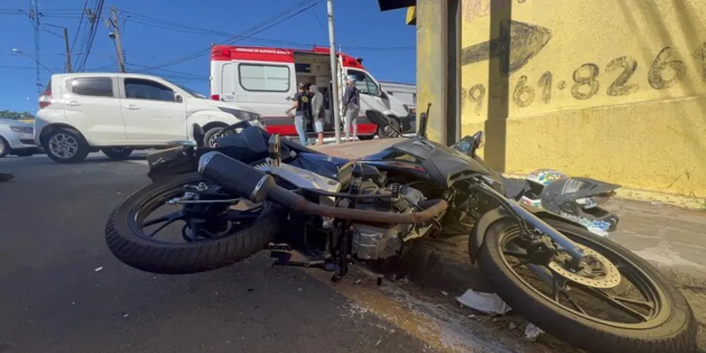 Acidente aconteceu na rua Comendador Miró