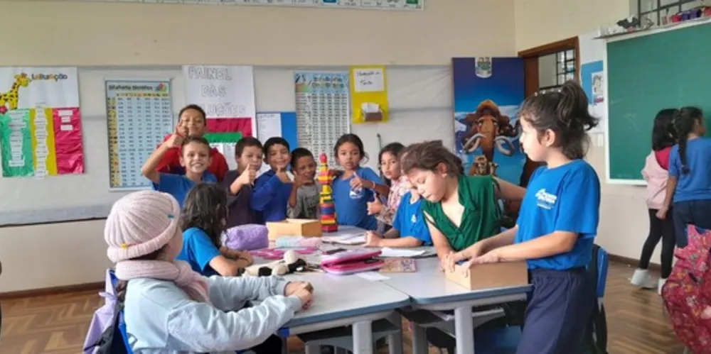 A proposta trouxe inúmeros ensinamentos para a turma além da matemática, como o trabalho em equipe e a percepção de que cada aluno aprende de uma forma diferente