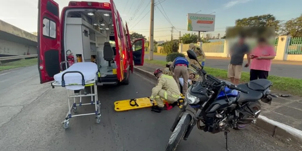 Equipes oficiais e de trânsito realizaram o atendimento no local