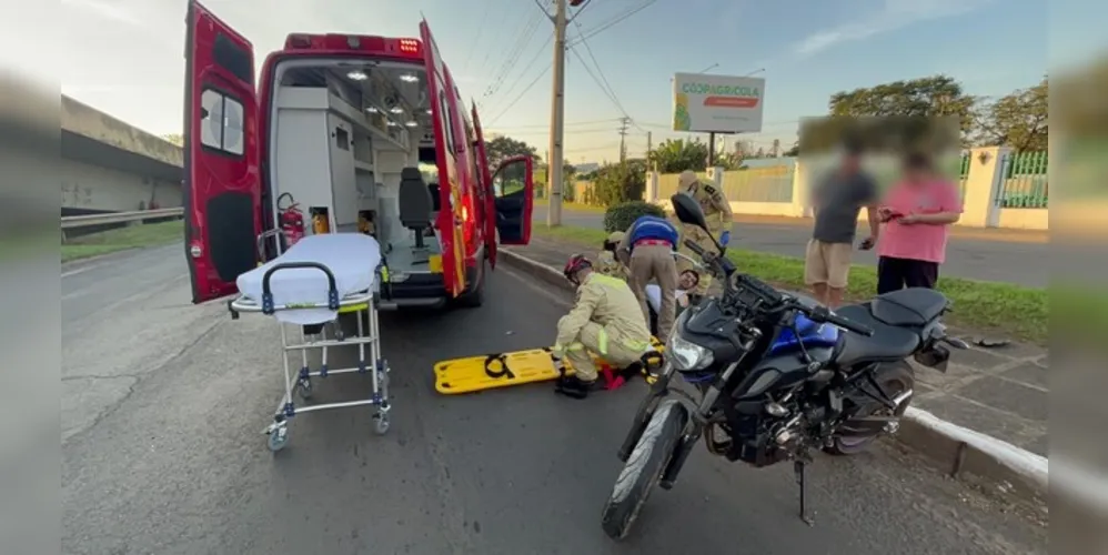 Equipes oficiais e de trânsito realizaram o atendimento no local