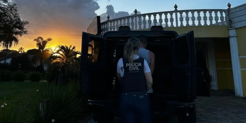 A Polícia Civil do Paraná (PCPR) efetuou a prisão em flagrante