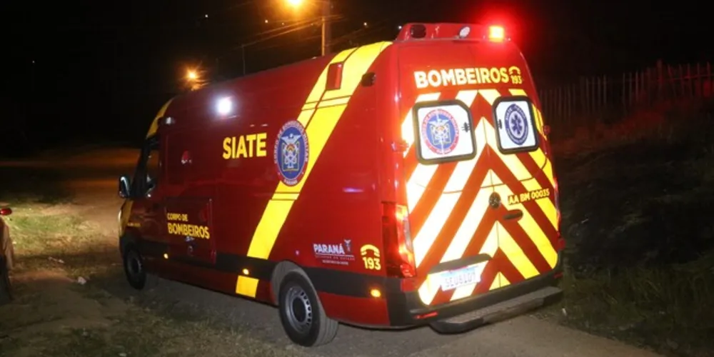 Uma equipe do Siate atendeu a ocorrência